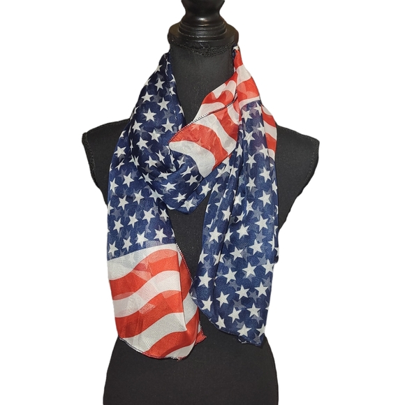 Accessories - Lightweight Patriotic Scarf